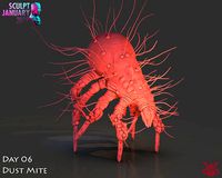 Dust Mite Timelapse And Model | 3D