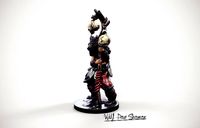 3d Printable miniature Wolf paw Shaman 32mm | 3D