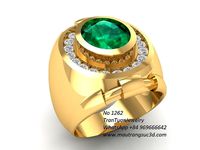 1262 luxury korea diamond ring for men | 3D