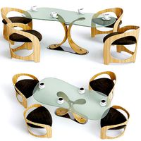 Fantastic Dining Table and Chairs by Carpanelli