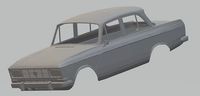 MOSKVICH 1500 Printable Body Car | 3D
