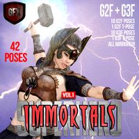 SuperHero Immortals for G2F &G3F Volume 1