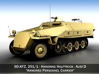 SDKFZ 251 - Ausf D - Half-track