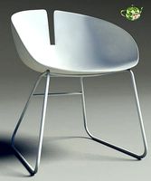 Fjord armchair white Moroso