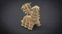 Altered Forme Giratina Wireframe | 3D