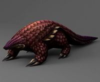 Pangolin Rigged Animated