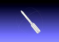 Russian Proton Rocket Printable Model | 3D