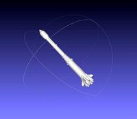 Ariane 1 Rocket Model | 3D