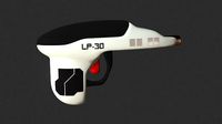 Lasergun pistol science fiction