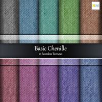 Basic Chenille Fabrics Seamless Textures Se