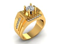 1207 Korea Diamond Ring | 3D