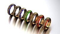 Ring with enamel small | 3D