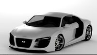 Audi R8 52 FSI Quattro 3D Model