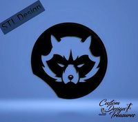 Disney Inspired Mouse Ears - Rocket Racoon | 3D