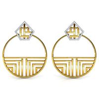 Gita Grid Earring | 3D