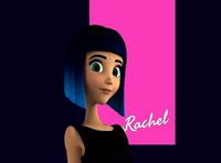 Rachel Stylized Teen Female Character