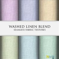 Washed Linen Fabrics Seamless Textures Se