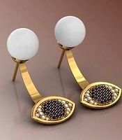 Jewelry earring beautifule model for print | 3D