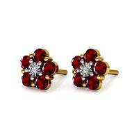 Ellie Twisted Stud Earring | 3D