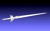 Sword Art Online Lambent Light Rapier Model | 3D