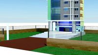Office commercial residential Building outlook model | 3D