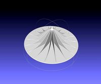 Extreme Pressure Radial Compressor Impeller Model | 3D