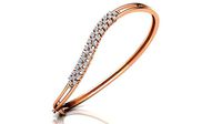 Flexure Diamond Bracelet | 3D