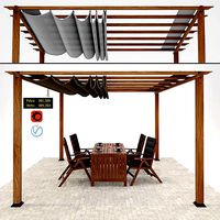 Paragon Florence Pergola with Table and chairsAPPLARO