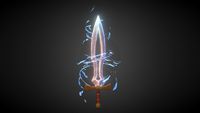 Hand Painted Sword