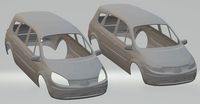 Renault Scenic Printable Body Car | 3D