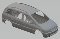 Opel Zafira Printable Body Car | 3D