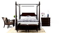 Royal Kahala Diamond Head Wood Poster Bed