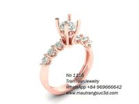 1116 Diamond Ring | 3D