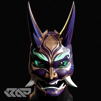 Xiao Yaksha Mask | 3D