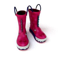 Kids Wellies with Dragon texture