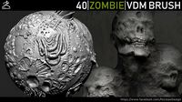 Zbrush - Zombie VDM Brush