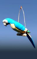 Vintage wooden parrot Gobi
