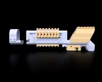MK 23 SOCOM Tokyo Marui long inner barrel handguard | 3D
