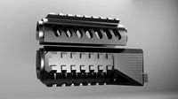 Airsoft Aks74u tactical handguard | 3D