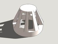 Airlock RED light covers for deagostini Millenium Falcon | 3D