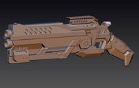 Reaper Blackwatch Reyes gun from OverWatch | 3D 