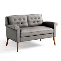 INK IVY Dana Loveseat in Brown