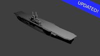 US Aircraft Carrier Wasp | 3D