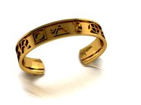 bracelet alchemy symbol | 3D