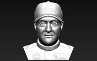 Michael Schumacher bust 3D printing ready stl obj formats | 3D