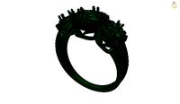 Engagement ring -393 | 3D