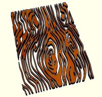 Wood Grain Stencil Set | 3D