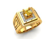 1211 Luxury Korean Diamond Men ring | 3D