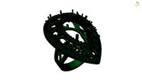 Engagement ring -377 | 3D