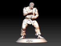 Street Fighter Ryu - Fight stance pose | 3D